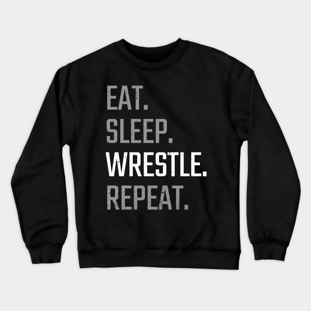 wrestling Crewneck Sweatshirt by Mandala Project